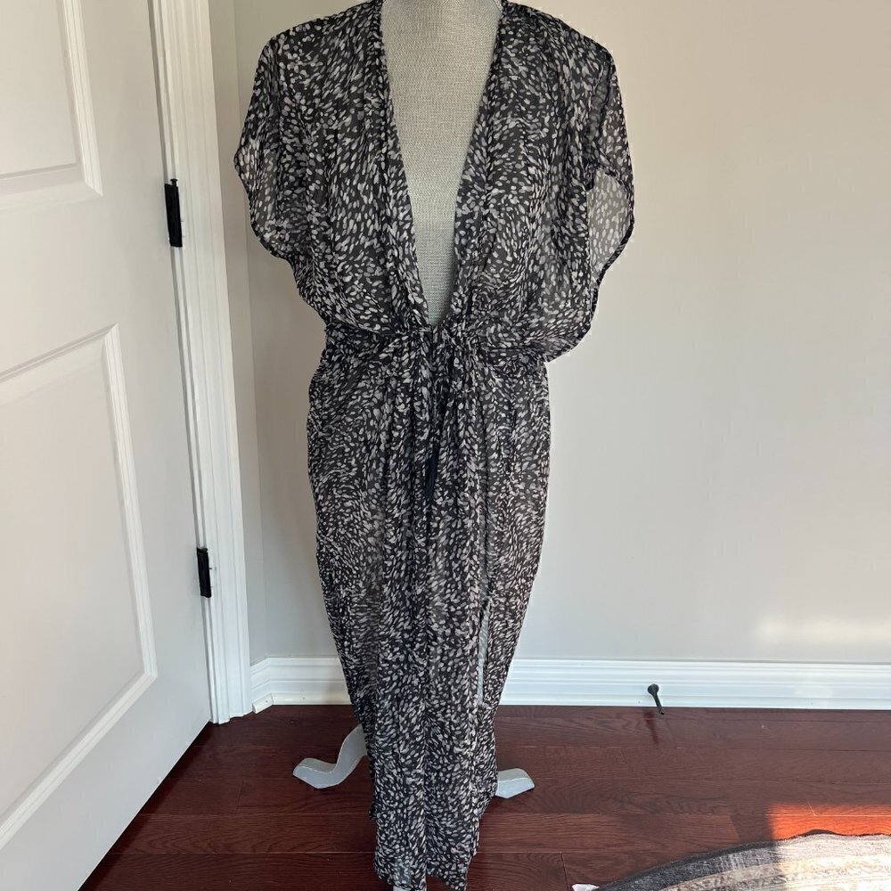ECHO Jungle Camo Longline Beach Robe OS NWT - Picture 2 of 3